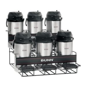 Bunn UNIV-6 APR Universal Airpot Rack Holds Up To 6 Portable Airpots