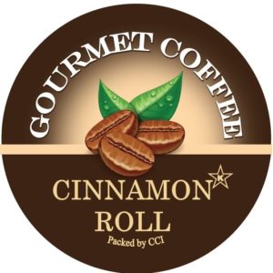Corim Cinnamon Roll Flavored Coffee Single Serve Kups, Case Of 72
