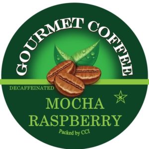 Corim Decaffeinated Mocha Raspberry Flavored Coffee Single Serve Kups, Case Of 72