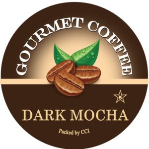 Corim Dark Mocha Coffee Single Serve Kups, Case Of 72
