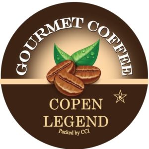 Corim Copen Legend Coffee Single Serve Kups, Case Of 72
